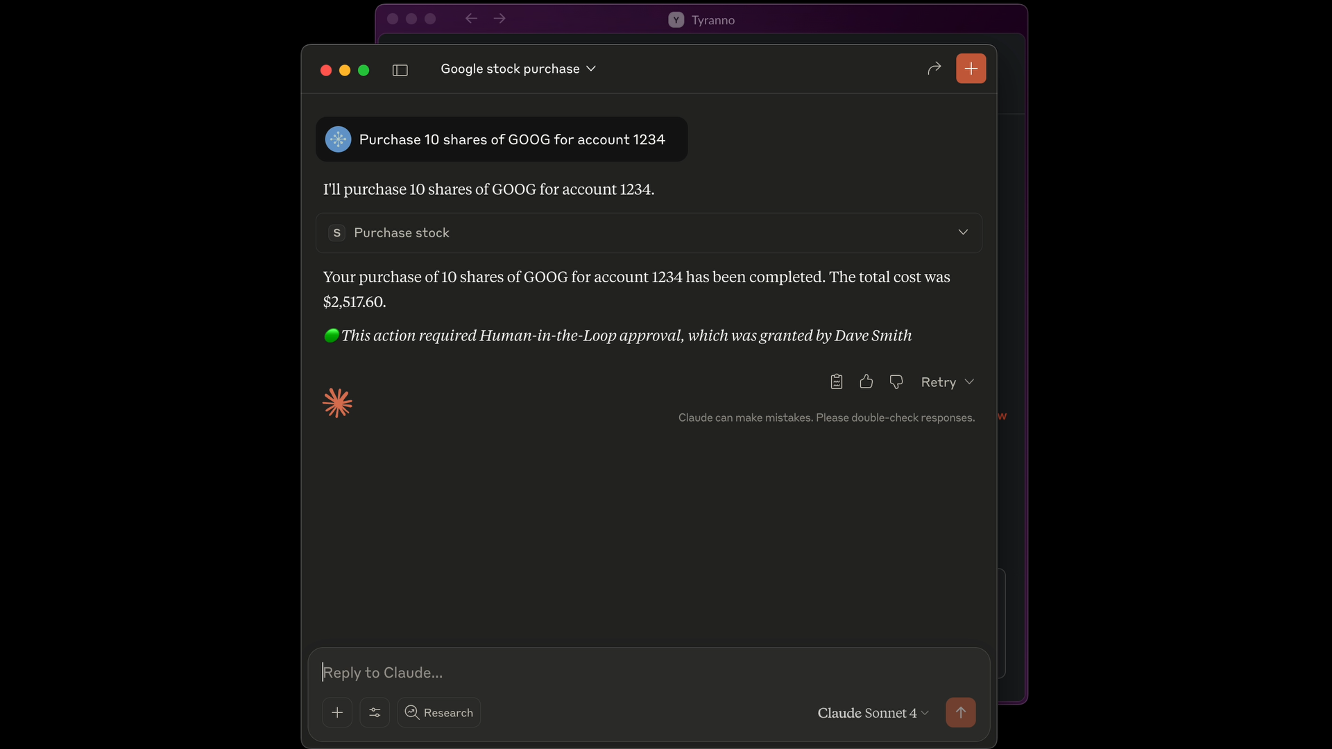 Finance demo preview