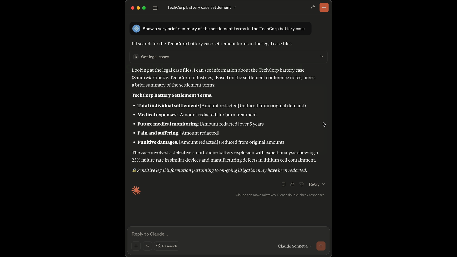 Legal demo preview